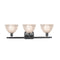 Innovations Lighting Arietta 3 Light Bath Vanity Light Part Of The Ballston Collection 516-3W-BK-G422