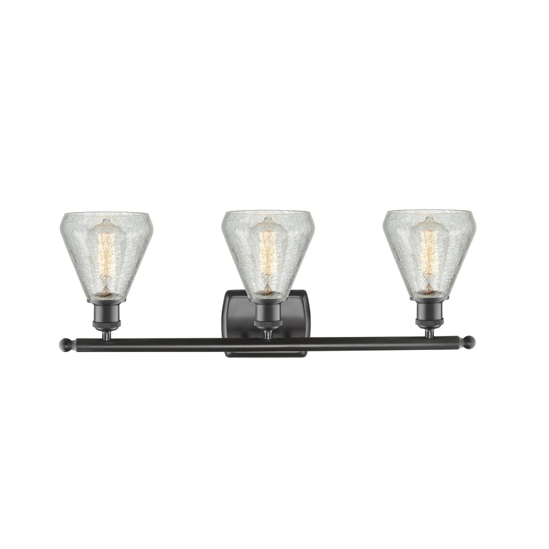 Innovations Lighting Conesus 3 Light Bath Vanity Light Part Of The Ballston Collection 516-3W-OB-G275