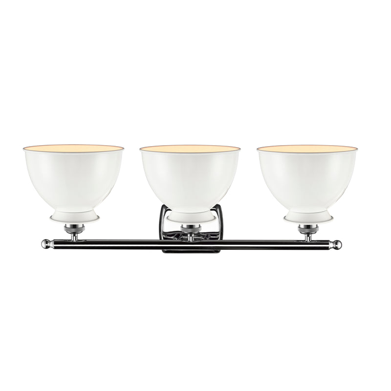 Innovations Lighting Adirondack 3 Light Bath Vanity Light Part Of The Ballston Collection 516-3W-PC-M14-W-LED