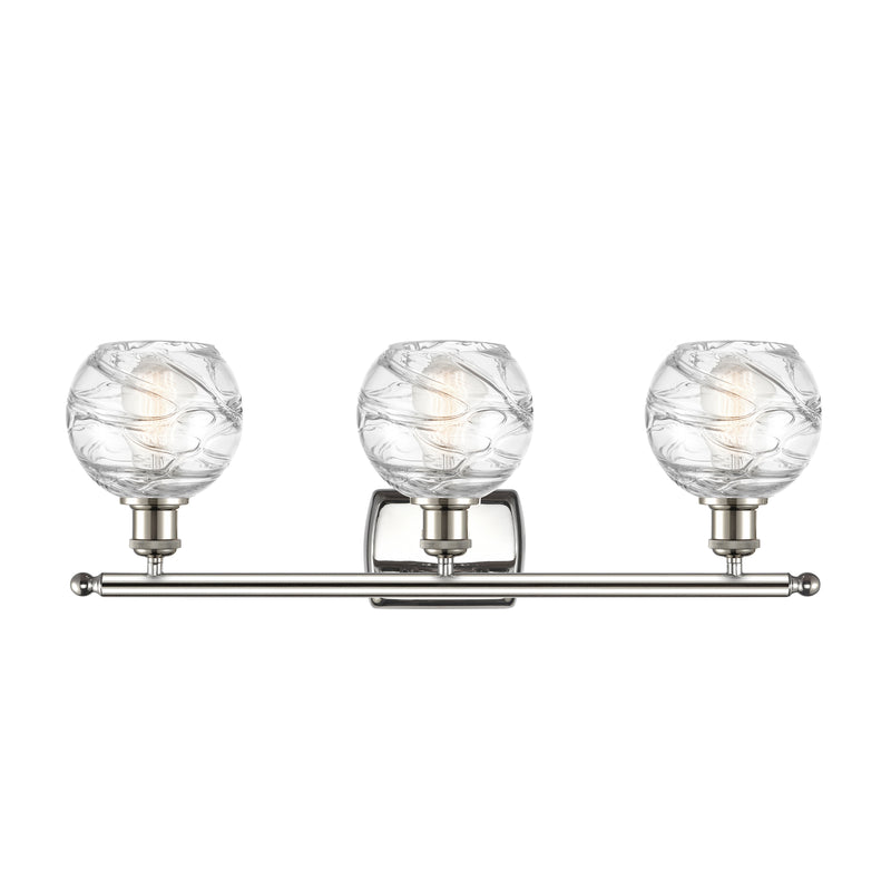 Innovations Lighting Deco Swirl 3 Light 26" Bath Vanity Light 516-3W-PN-G1213-6-LED