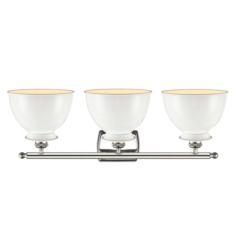 Innovations Lighting Adirondack 3 Light Bath Vanity Light Part Of The Ballston Collection 516-3W-PN-M14-W-LED