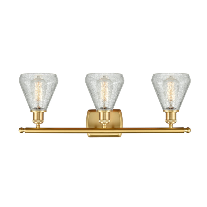 Innovations Lighting Conesus 3 Light Bath Vanity Light Part Of The Ballston Collection 516-3W-SG-G275