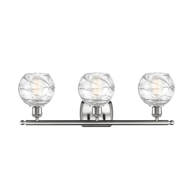 Innovations Lighting Deco Swirl 3 Light 26" Bath Vanity Light 516-3W-SN-G1213-6
