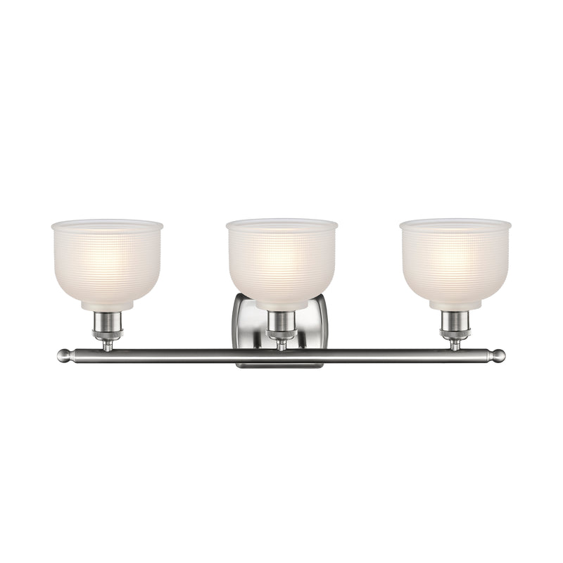 Innovations Lighting Dayton 3 Light Bath Vanity Light Part Of The Ballston Collection 516-3W-SN-G411-LED