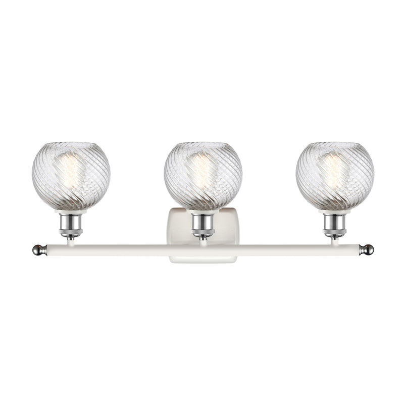 Innovations Lighting Deco Swirl 3 Light 26" Bath Vanity Light 516-3W-WPC-G1213-6-LED