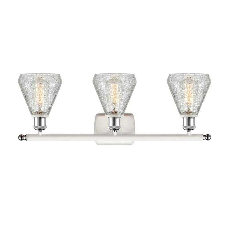 Innovations Lighting Conesus 3 Light Bath Vanity Light Part Of The Ballston Collection 516-3W-WPC-G275