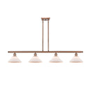 Orwell Island Light shown in the Antique Copper finish with a Matte White shade