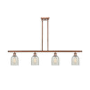 Caledonia Island Light shown in the Antique Copper finish with a Mouchette shade