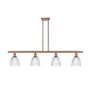 Castile Island Light shown in the Antique Copper finish with a Clear shade