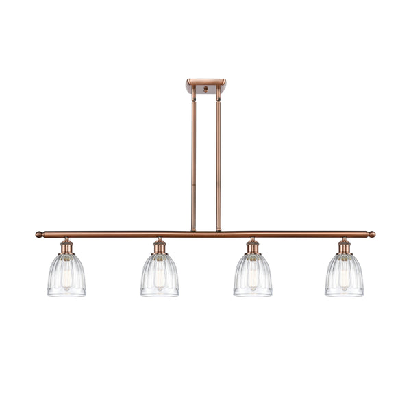 Brookfield Island Light shown in the Antique Copper finish with a Clear shade