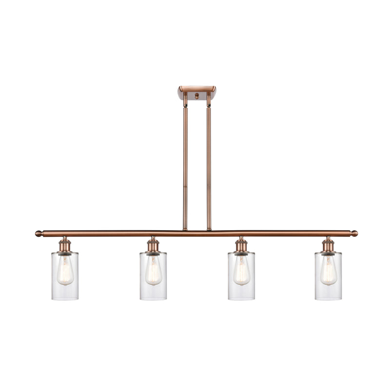 Clymer Island Light shown in the Antique Copper finish with a Clear shade