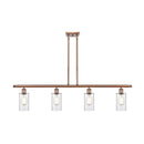 Clymer Island Light shown in the Antique Copper finish with a Clear shade