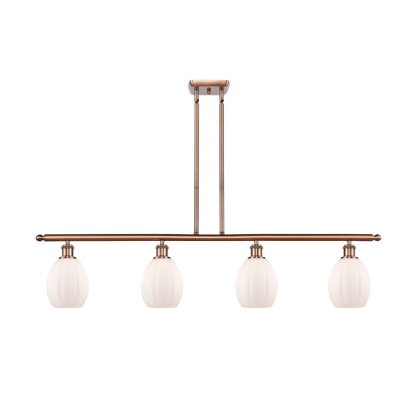 Eaton Island Light shown in the Antique Copper finish with a Matte White shade