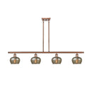 Fenton Island Light shown in the Antique Copper finish with a Mercury shade