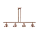 Smithfield Island Light shown in the Antique Copper finish with a Antique Copper shade