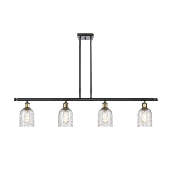 Caledonia Island Light shown in the Black Antique Brass finish with a Mica shade