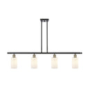 Clymer Island Light shown in the Black Antique Brass finish with a Matte White shade