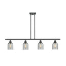 Caledonia Island Light shown in the Matte Black finish with a Charcoal shade