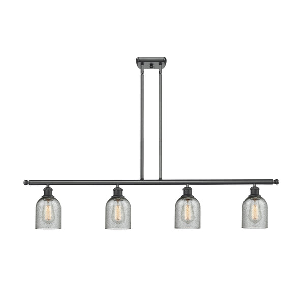 Caledonia Island Light shown in the Matte Black finish with a Charcoal shade