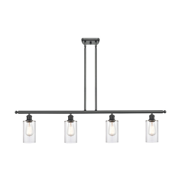 Clymer Island Light shown in the Matte Black finish with a Clear shade