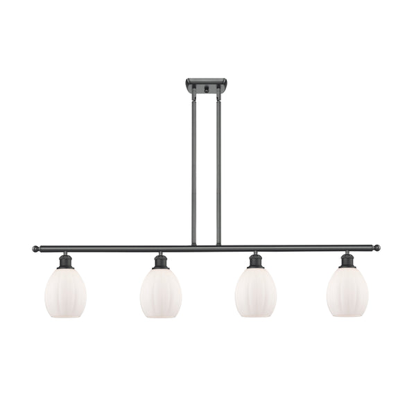 Eaton Island Light shown in the Matte Black finish with a Matte White shade