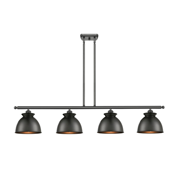 Adirondack Island Light shown in the Matte Black finish with a Matte Black shade