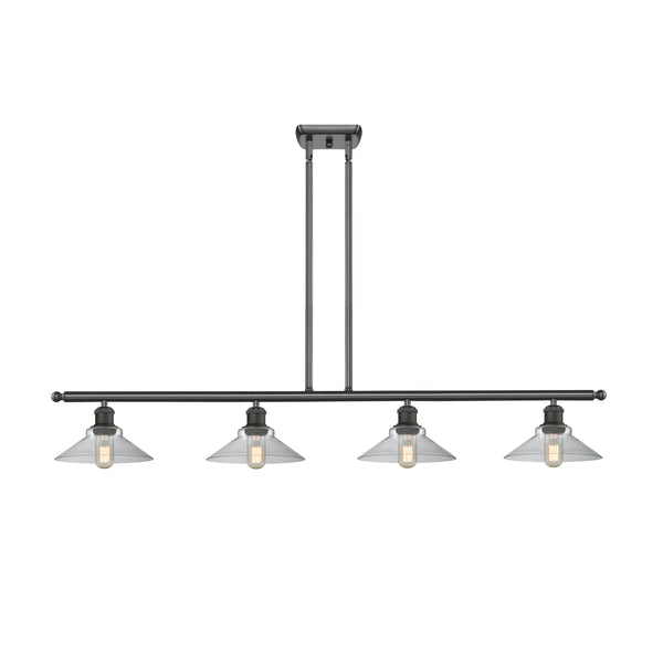 Orwell Island Light shown in the Oil Rubbed Bronze finish with a Clear shade