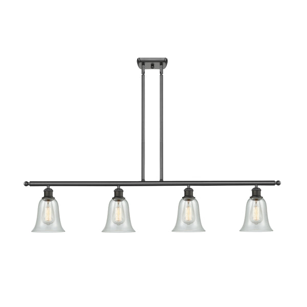 Hanover Island Light shown in the Oil Rubbed Bronze finish with a Fishnet shade