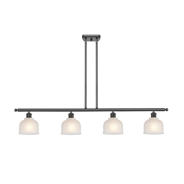 Dayton Island Light shown in the Oil Rubbed Bronze finish with a White shade