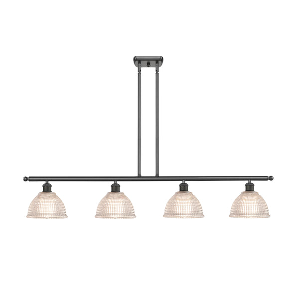 Arietta Island Light shown in the Oil Rubbed Bronze finish with a Clear shade