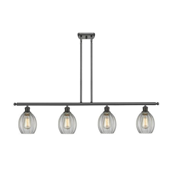 Eaton Island Light shown in the Oil Rubbed Bronze finish with a Clear shade