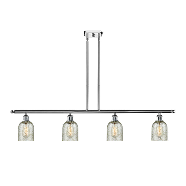 Caledonia Island Light shown in the Polished Chrome finish with a Mica shade