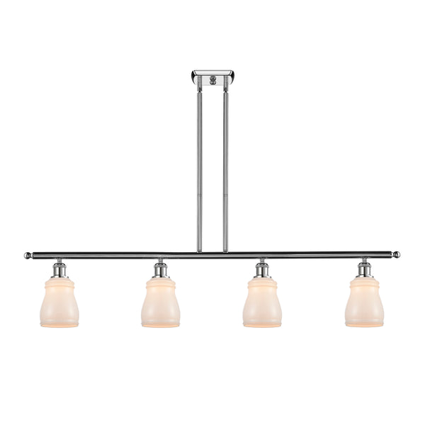 Ellery Island Light shown in the Polished Chrome finish with a White shade