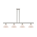 Orwell Island Light shown in the Polished Nickel finish with a Matte White shade