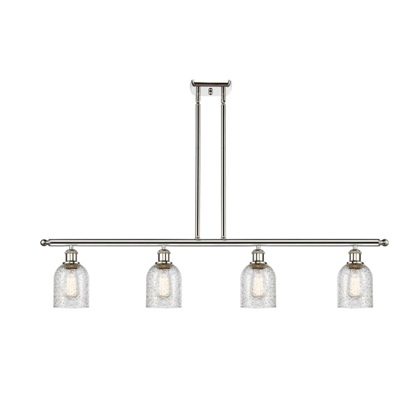 Caledonia Island Light shown in the Polished Nickel finish with a Mica shade