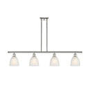 Castile Island Light shown in the Polished Nickel finish with a White shade