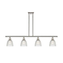 Castile Island Light shown in the Polished Nickel finish with a Clear shade