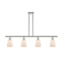 Ellery Island Light shown in the Polished Nickel finish with a White shade