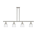 Brookfield Island Light shown in the Polished Nickel finish with a Clear shade