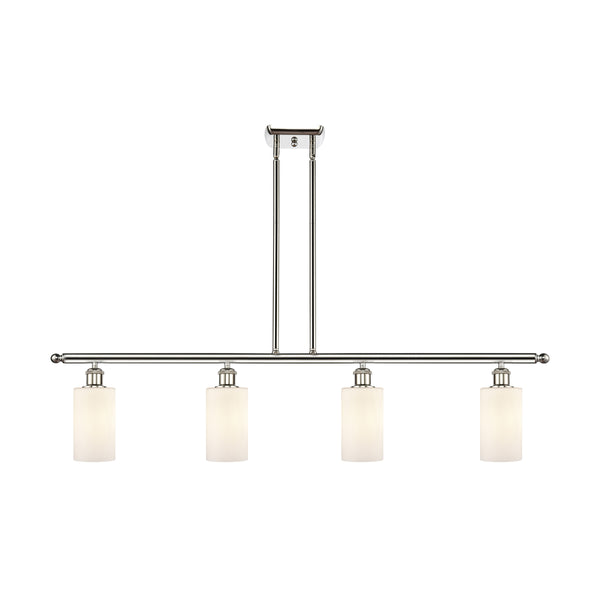 Clymer Island Light shown in the Polished Nickel finish with a Matte White shade