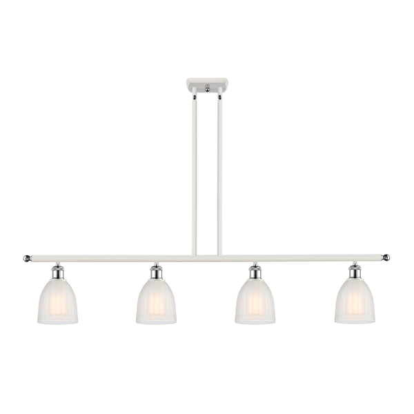 Brookfield Island Light shown in the White and Polished Chrome finish with a White shade