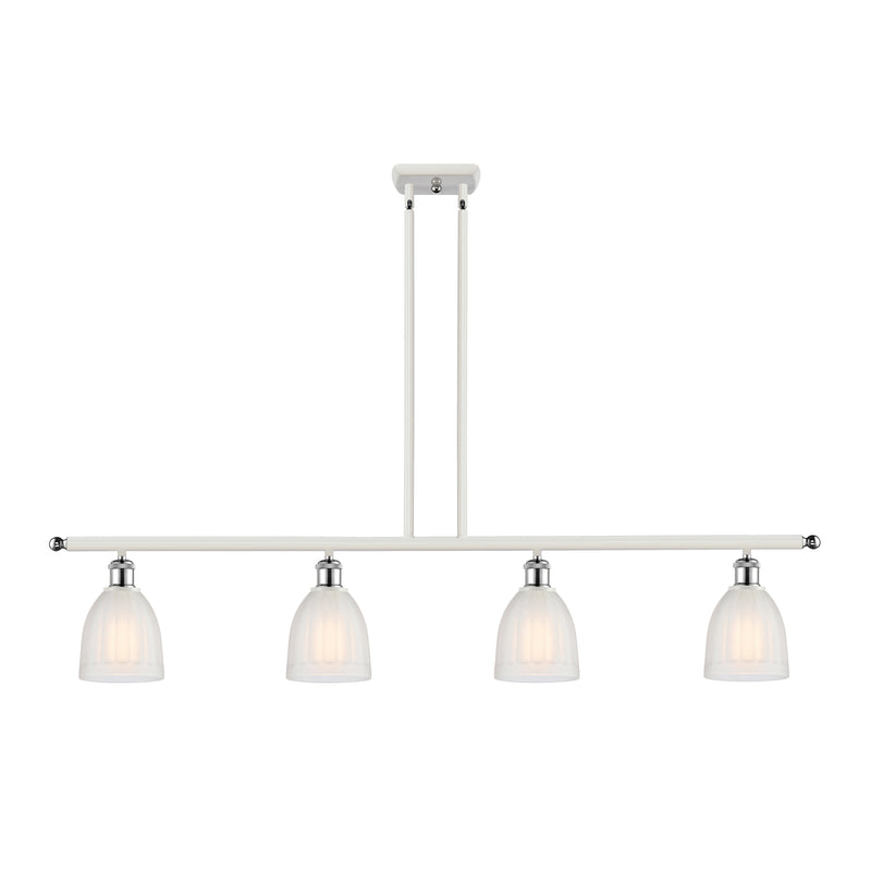 Brookfield Island Light shown in the White and Polished Chrome finish with a White shade