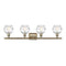 Innovations Lighting Deco Swirl 4 Light 36" Bath Vanity Light 516-4W-AB-G1213-6-LED