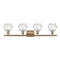 Innovations Lighting Deco Swirl 4 Light 36" Bath Vanity Light 516-4W-BB-G1213-6-LED