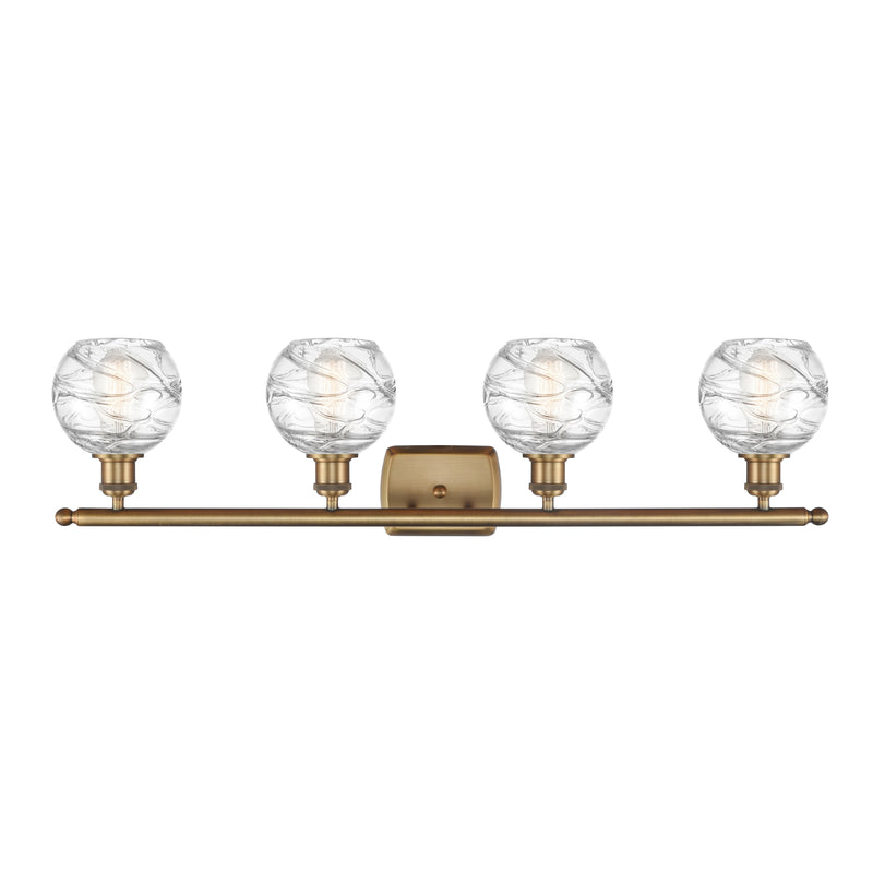Innovations Lighting Deco Swirl 4 Light 36" Bath Vanity Light 516-4W-BB-G1213-6-LED