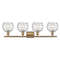 Innovations Lighting Deco Swirl 4 Light 36" Bath Vanity Light 516-4W-BB-G1213-8-LED