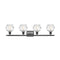 Innovations Lighting Deco Swirl 4 Light 36" Bath Vanity Light 516-4W-OB-G1213-6-LED