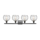 Innovations Lighting Deco Swirl 4 Light 36" Bath Vanity Light 516-4W-OB-G1213-8-LED