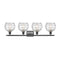 Innovations Lighting Deco Swirl 4 Light 36" Bath Vanity Light 516-4W-OB-G1213-8-LED