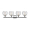Innovations Lighting Deco Swirl 4 Light 36" Bath Vanity Light 516-4W-PC-G1213-8-LED